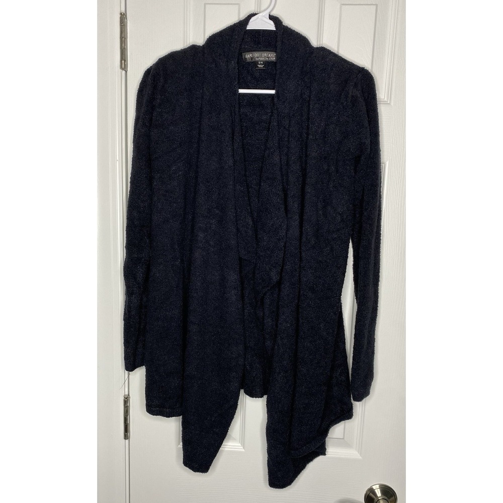Barefoot Dreams Women's Bamboo Chic Lite Open Cardigan‎ Dark Grey Size S/M